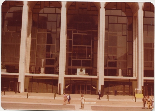 Jean-Paul Morillon, New-York, 06.1980 Metropolitan Opera