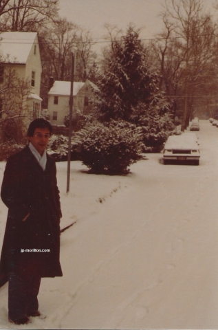 Jean-Paul Morillon, Washington 01.1979 après une tempête de neige