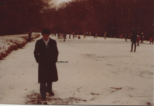 Jean-Paul Morillon, Washington 01.1979, sur un canal du Potomac gelé
