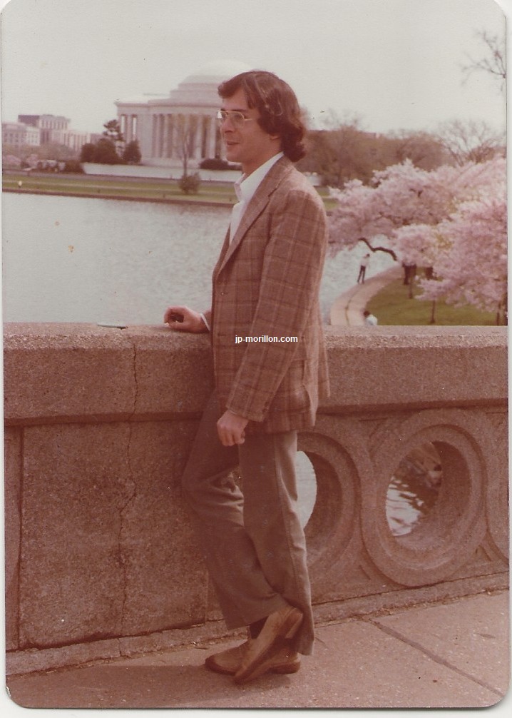 Jean-Paul Morillon, Washington 04.1980 devant le Jefferson Memorial