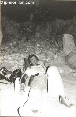 Pascal Brunet de Courssou Jordanie 1975 Camping à Petra