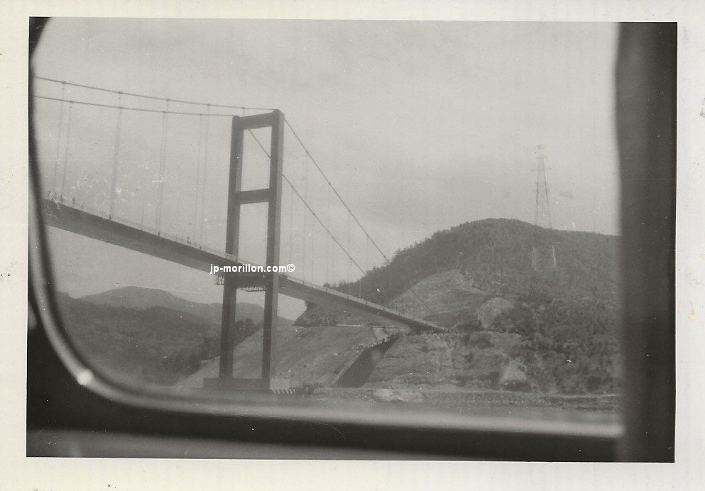 Corée, Pusan, Pont depuis l'hydrofoil, 1er juillet 1971