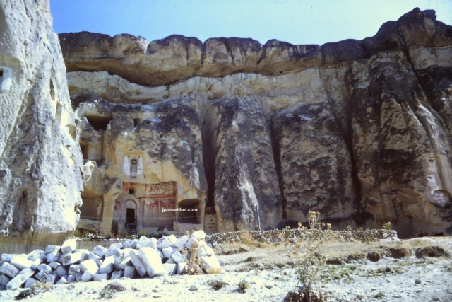 Turquie, Göreme fresques et grottes octobre 1967