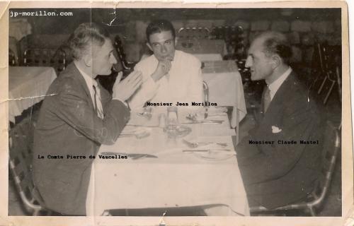 Ambassade de France à Bagdad (Irak): Pierre de Vaucelles Jean Morillon Claude Mantel 1955
